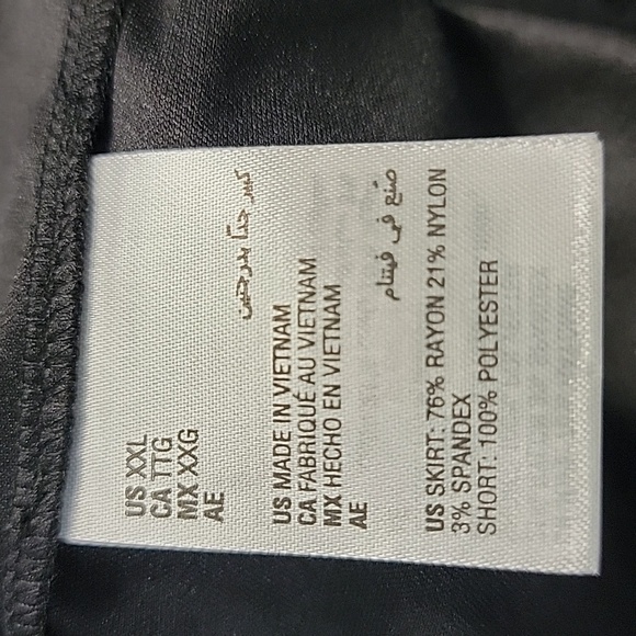 JM COLLECTION BLACK SKORT XXL NWT - Picture 7 of 7